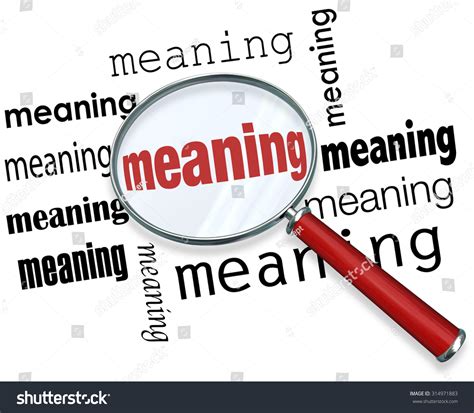 for meaning.